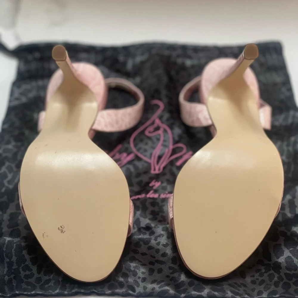 baby phat CROC OPEN TOE SLING BACK SZ 6.5 - Picture 8 of 11